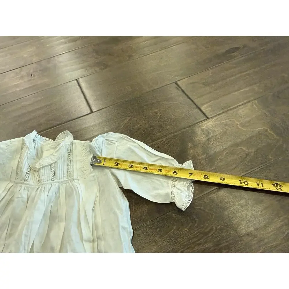 Vintage Antique lace Baby Unbranded Lightweight Christening Gown